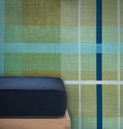 Tartan-textured-wall-covering