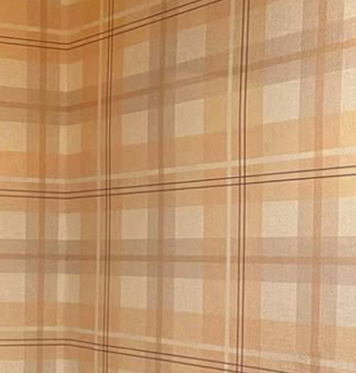 Beige-plaid-textured-wallpaper